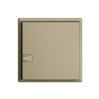 Poussoir ENC KNX 1× EDIZIOdue sand RGB avec LED