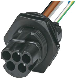 Gerätestecker PX PRC 5-FT25 Stecker 5P 6mm² 150mm 35A 690V Gegenmutt.M25 IP65