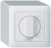 AP-Drehschalter kallysto 2/1L weiss 0-A-0-H mit Drehgriff