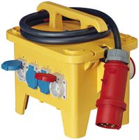 Stromverteiler EverGum 40A 1×FI 4×LS 3×T23 1×T25/CEE16/CEE32 2m CEE32