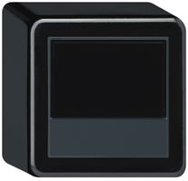 Termostato ambiente KNX AP origin con display 88×88×54mm nero