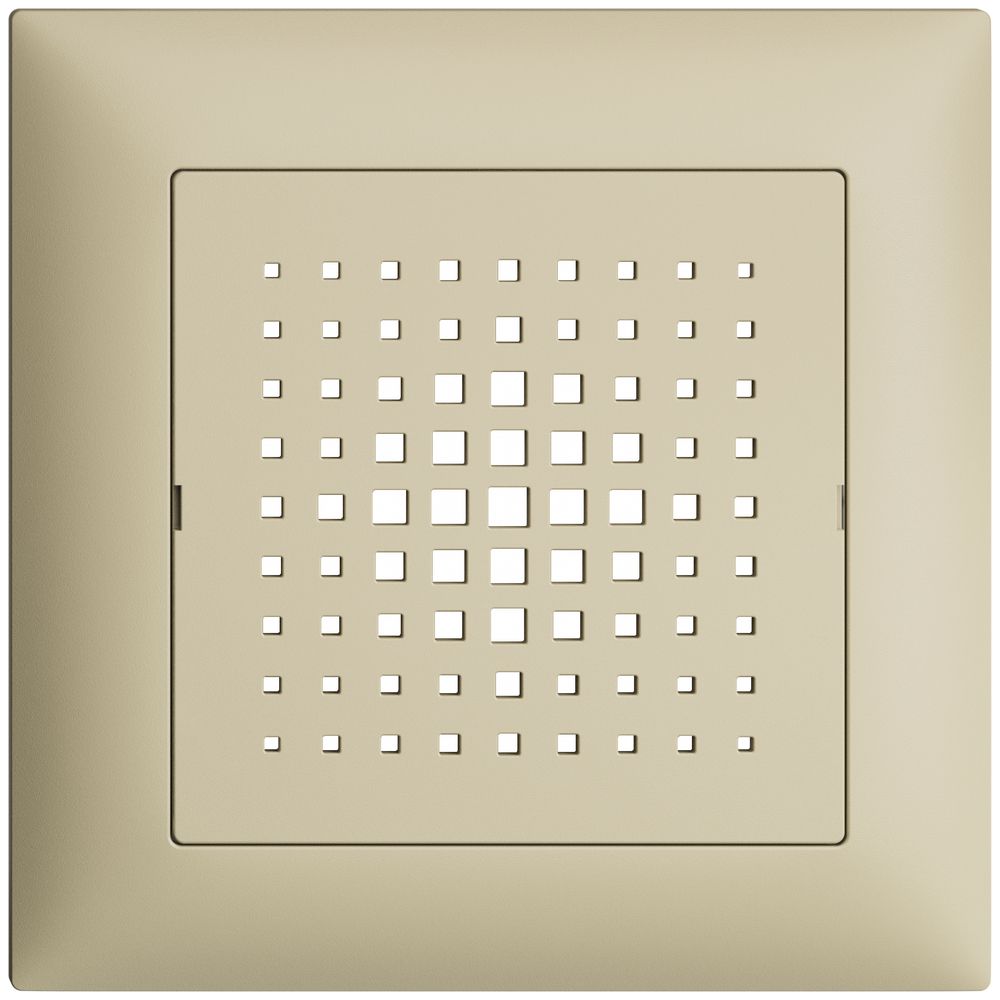 UP-Frontset EDIZIOdue vanille 88×88mm zu Gong 3070