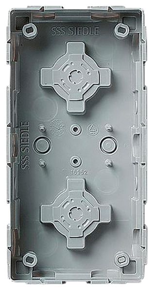 UP-Gehäuse Siedle, Kunststoff, 100×200×50mm, grau