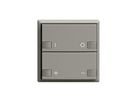 Frontset ON-OFF Dimmer 2K/2T ZEP EDIZIOdue dunkelgrau