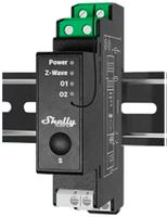 Actionneur-commutateur RF AMD Shelly Wave Pro 2PM Z-Wave 2can 110…240V 1UM