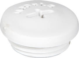 Stopfen mit Rand PA/GFK M20 hellgrau