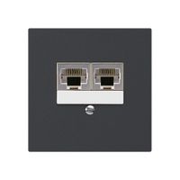UP-Dose kallysto 2×RJ45s getrennt UKV schwarz