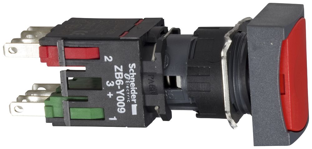 EB-Taster flach Schneider Electric 1S rot