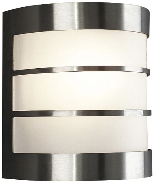 Applique Philips Calgary E27 1×60W IP44 acciaio pregiato