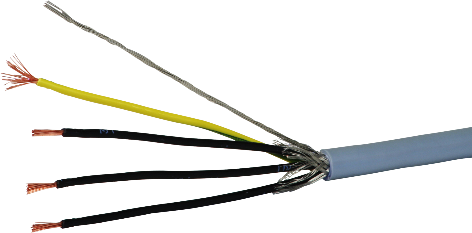 Câble de commande CY 4x1,5mm² num.gr