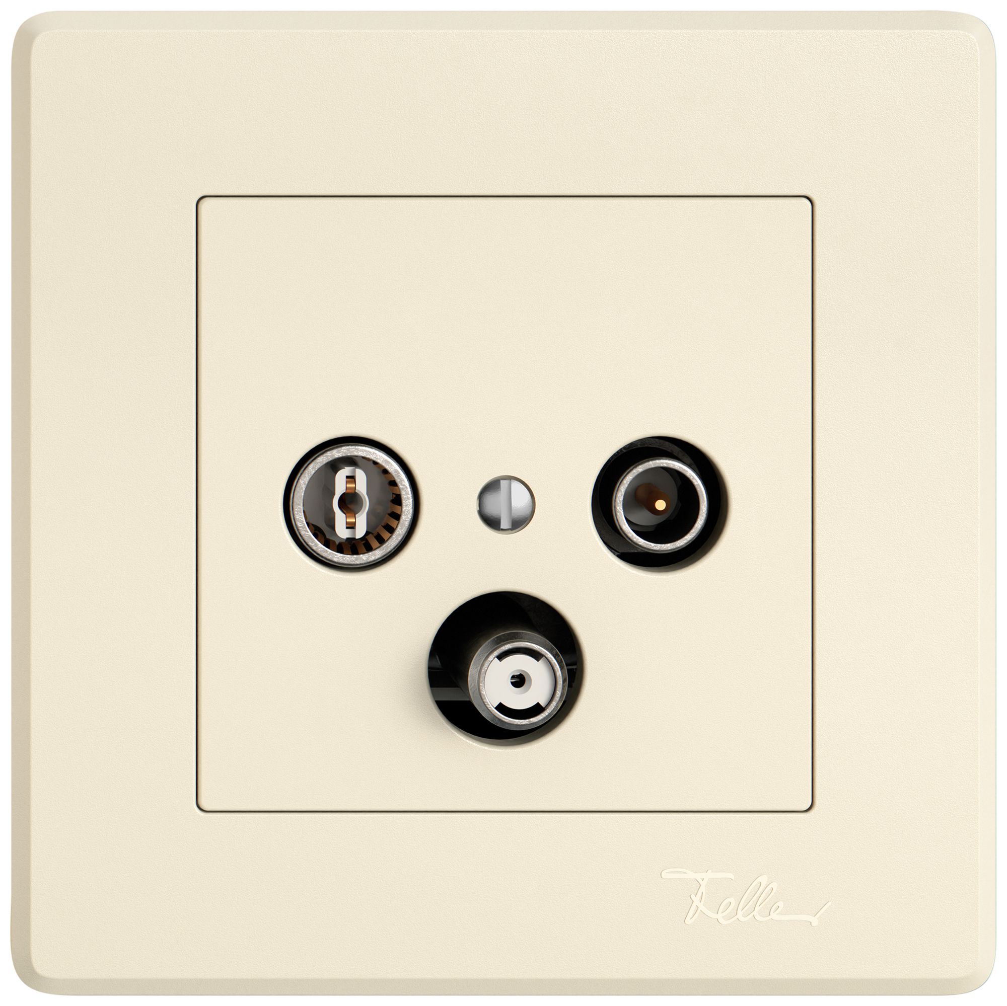 Prise antenne ENC TV-R-SAT EDIZIO.liv SNAPFIX® DB52 prise de dérivation cr