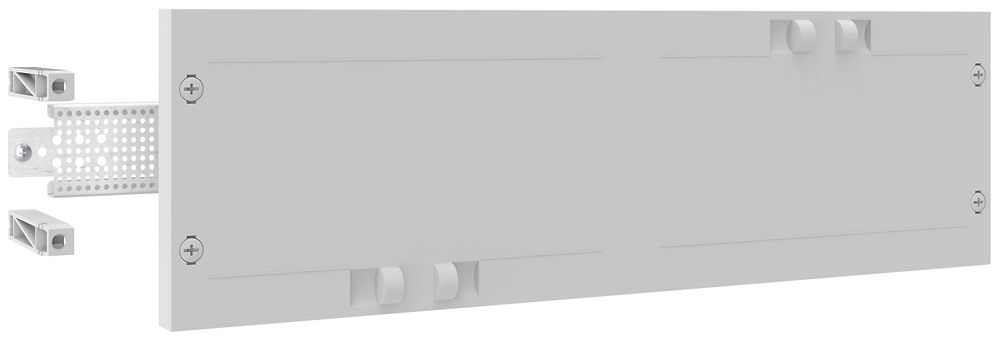 Kit modulaire SE Prisma XS, p.appareils média, 2 parts, 1 rangée, 500×150mm