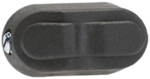 Manigl.bottone per OT16-80F3/F4 31mm, non chiudibile, nero