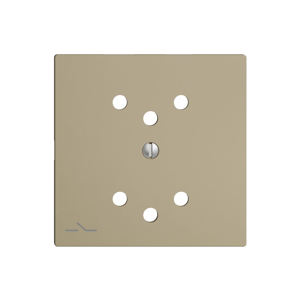 Frontplatte EDIZIOdue 2×T12 1×S sand