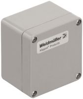 Gehäuse Polyester Weidmüller POK 80×75×55mm glasfaserverstärkt silbergrau