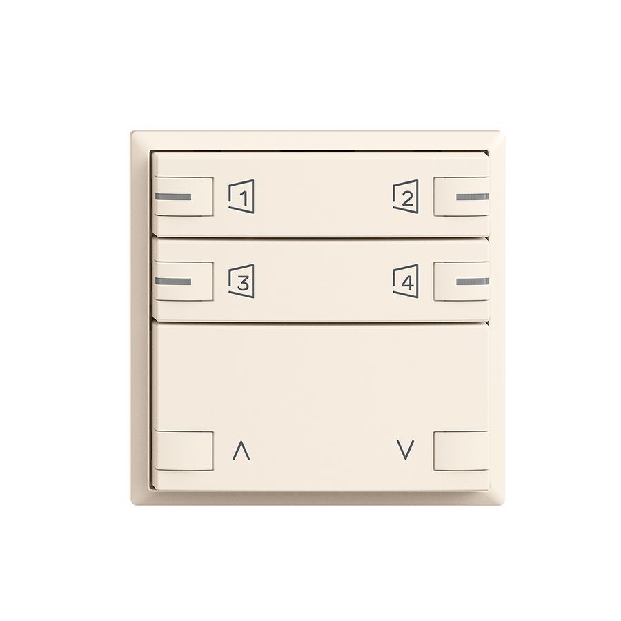 Kit montaggio Edue zeptrionAIR F, WLAN, Motor, RGB-LED, 2×tasto, 2×comman.crema