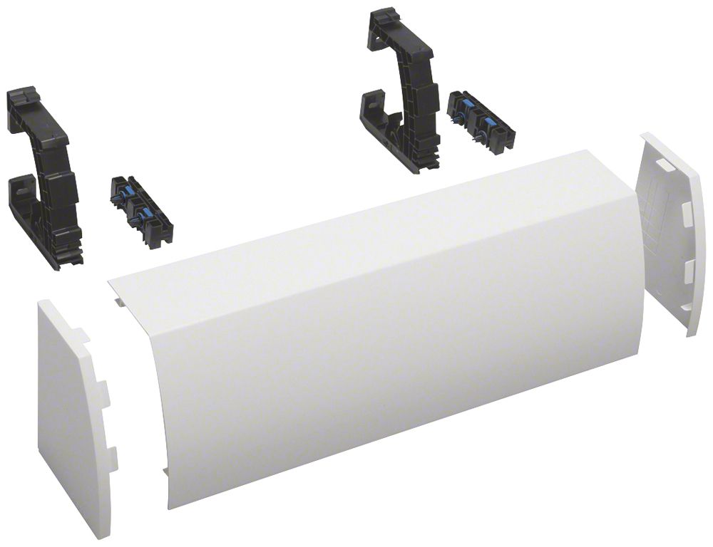 Rangierkanal Hager, 2-feldrig, 550×176×135mm halogenfrei