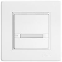 UP-Universaltaster EDIZIO.liv UNI SNAPFIX® 12…48V m.LED blau 1× 2-Tbed.Pap.ws