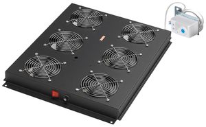 Ventilateur ROLINE 420×50×530mm 230V ventilateur de toiture noir 648m³/h