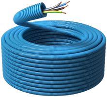 Tubo d'installazione precablato KRFWG PM M20 blu H07Z1-U 3×1.5mm² bl/gr/ma/ve-gi