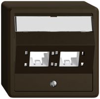 AP-Montageset EDIZIO.liv SNAPFIX® für freenet Kat.6A Adapter 2× br