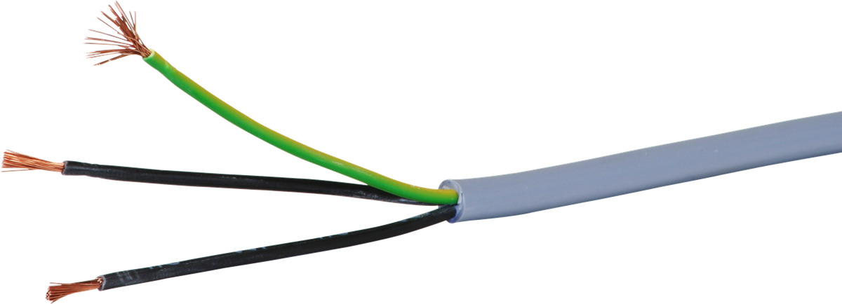 Steuerkabel LiYY 3×1.5mm² nummeriert grau