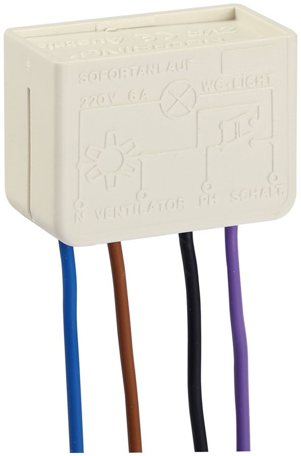 EB-Zeitrelais AWAG AW15T-ZVR, 230V/6A, ON 0…1Min/OFF 1…11Min, 40×29x20mm