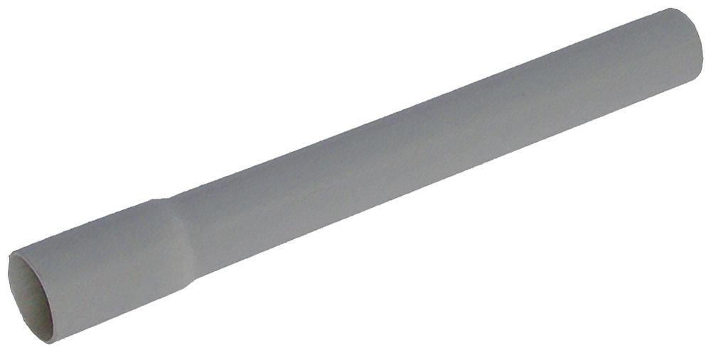 KIR-Rohr M32 steif mit Muffe hellgrau