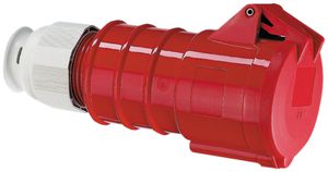 Presa mob.CEE Bals 4P 16A 400V 6h rosso IP44 nich.QC.TE-Plus