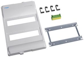 Ausbaupaket Hager volta ohne Rahmen/Tür 2-reihig