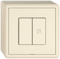 Station sec.interr.AP EDIZIO.liv Wiser SNAPFIX® 1 scène 2 touches WLAN cr