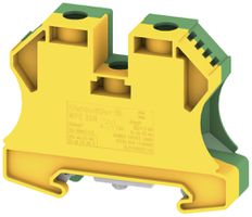 Schutzleiter-Reihenklemme 2.5…16mm² TH35/G32 grün/gelb