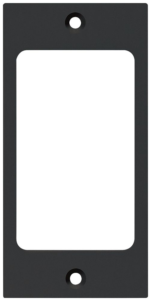 Plaque de fixation Hager FLF 3/5 1×1 aluminium anodisé no