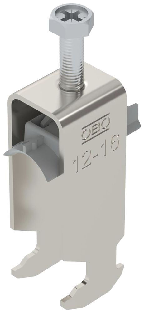 Fixation rapide BET 2056 pied à H matière synthétique 12…16mm 2×câble A2 1.4301