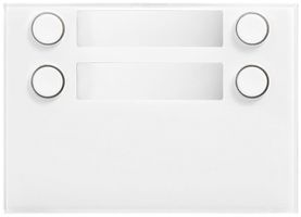 Placca frontale per modulo tasti d.chiamata Urmet Alpha 4×pulsante (2×2) IP55 bi