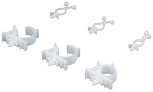 Fermacavi Rittal DK 7111.300 materiale sintetico bianco 10pz