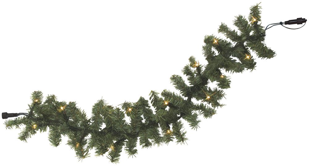 Lichterkette System LED Extra, 6×0.28m, schwarz, 8W, 100 LED, warmweiss