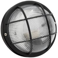 Plafoniera/applique Brennenstuhl E27 60W IP44 Ø185×100mm nero