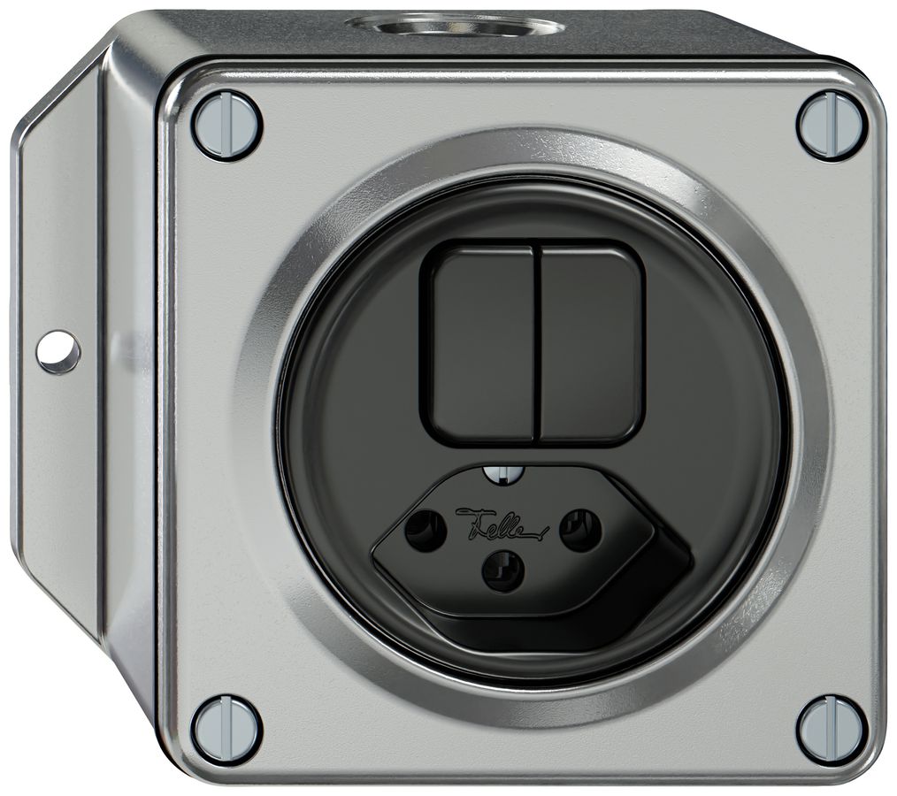 AP-Kombination ELEMENT 2×AR+Typ 13 aluminium