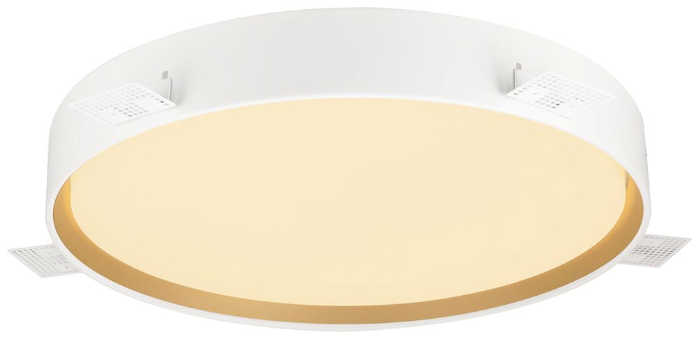 Cadre d'encastrement SLV DECONA aluminium Ø433×75mm blanc