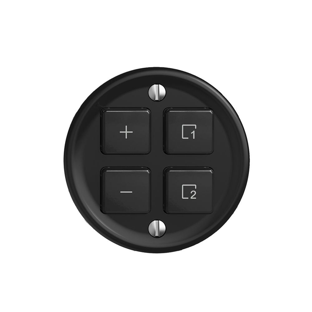 Kit copertura per dimmer 1c scena/4t Sdue Wiser nero