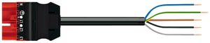 Anschlussleitung WAGO 5×1.5mm² 16A 400V 3m Cod.P Stecker-freies Ende rot