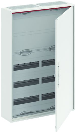 Distributeur AP ABB CA 25K, 2-part 5 rangées (2 fermé) 72UM, porte