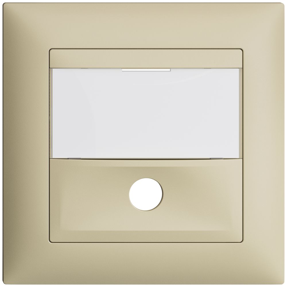 UP-Frontset, EDIZIOdue vanille 88×88mm für Sonnerietaster
