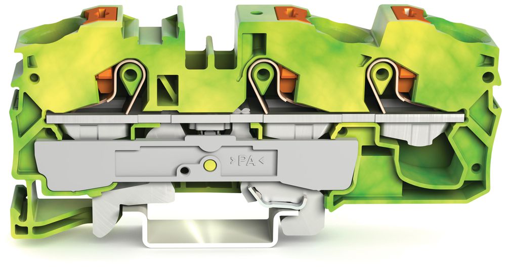 Borne de protection WAGO TOPJOB-S 16mm² 3L vert/jaune série 2216