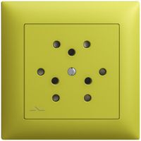 Kit frontal EDIZIOdue lemon 88×88mm 3×T12/1 avec shutter