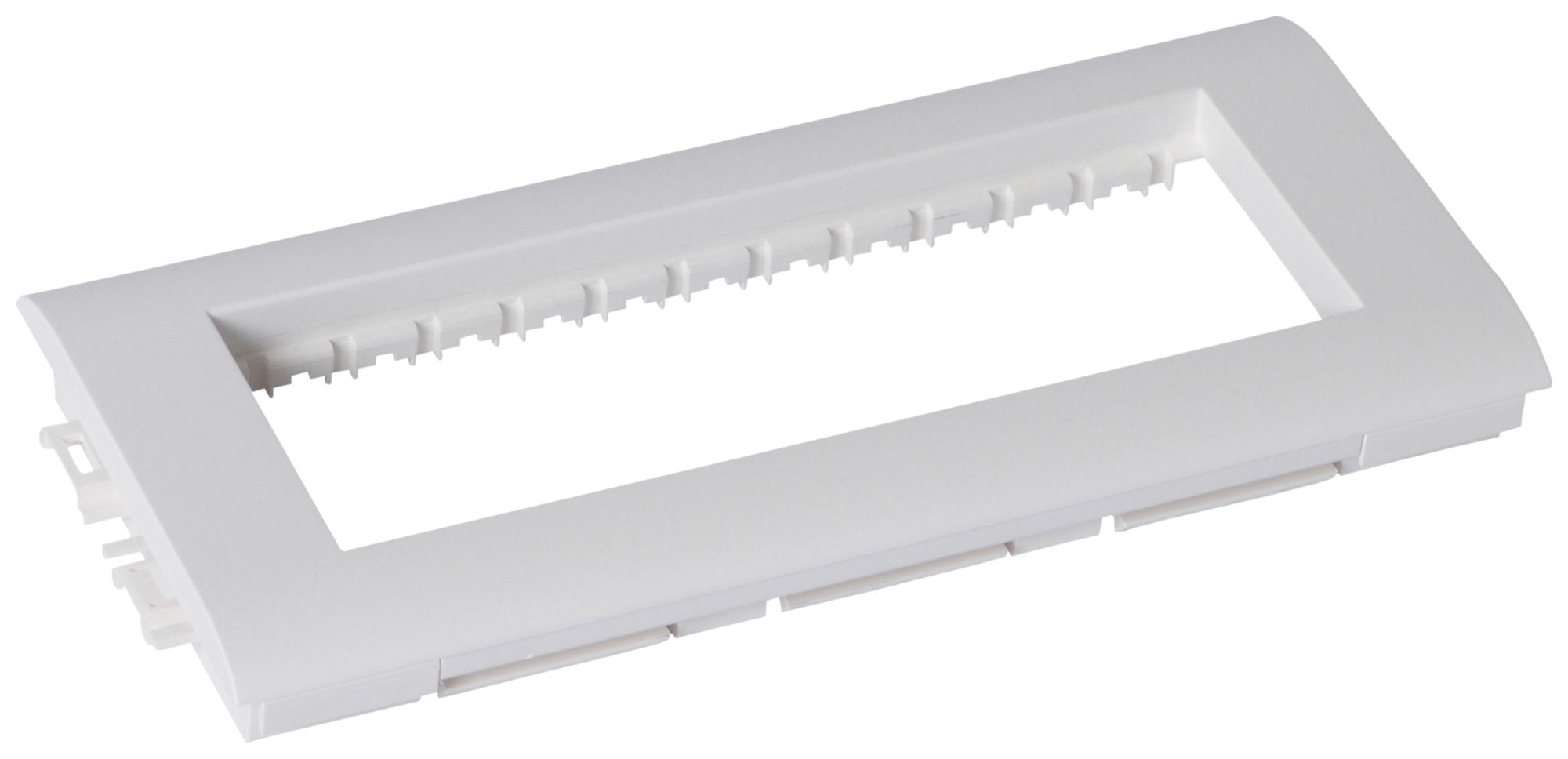 Modulträger Mosaic 1×6 horizontal 80×78mm weiss matt