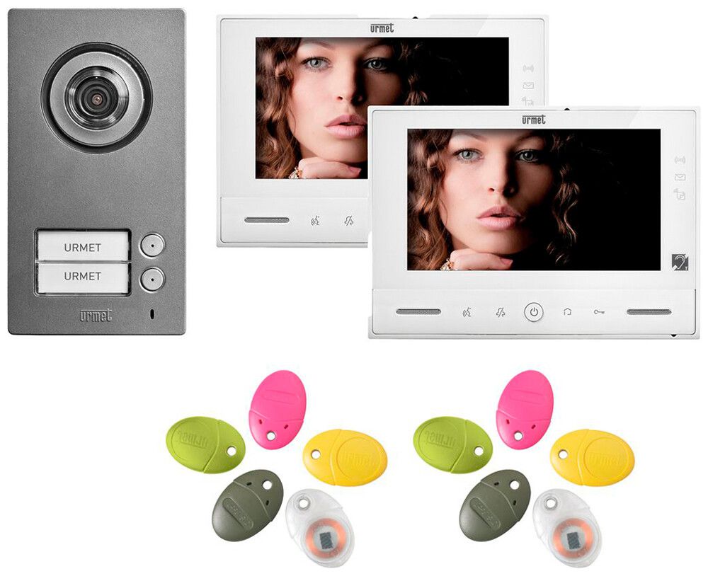 Kit di stazione porta video Urmet Note 2 per casa 2-famiglia