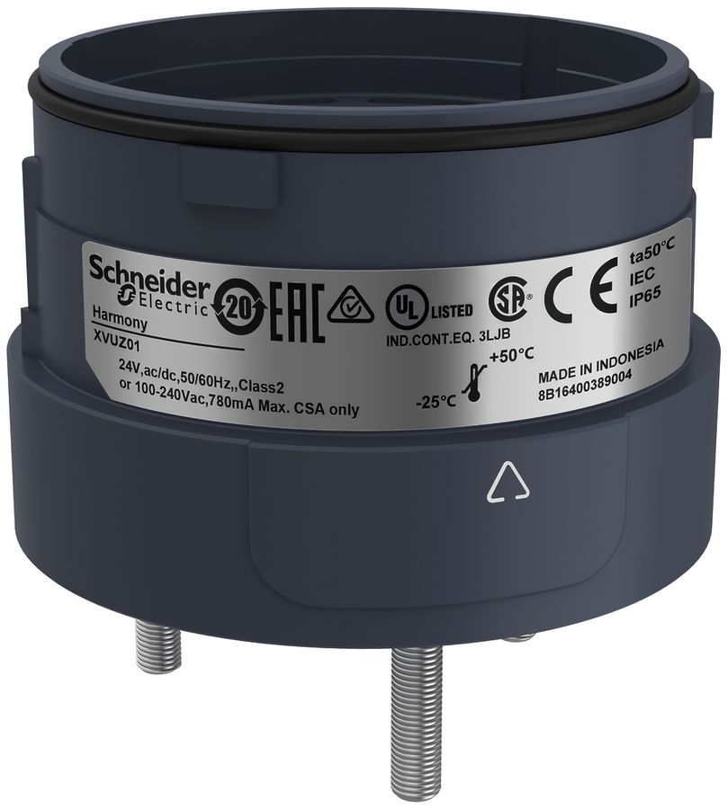 Socle de montage Schneider Electric 3 Pins IP65, noir