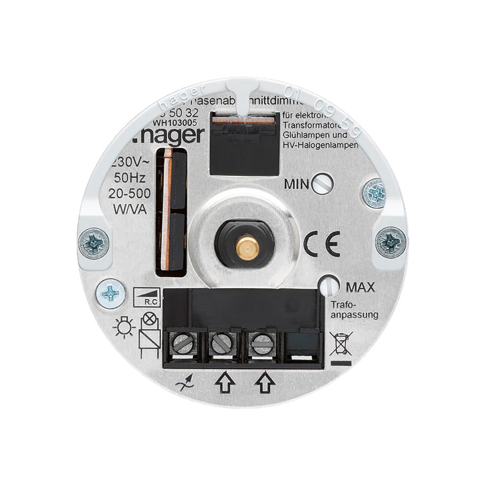 Einsatz zu Drehdimmer Hager Phasenabschnitt 20…550W Bauart E